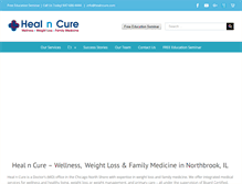Tablet Screenshot of healncure.com